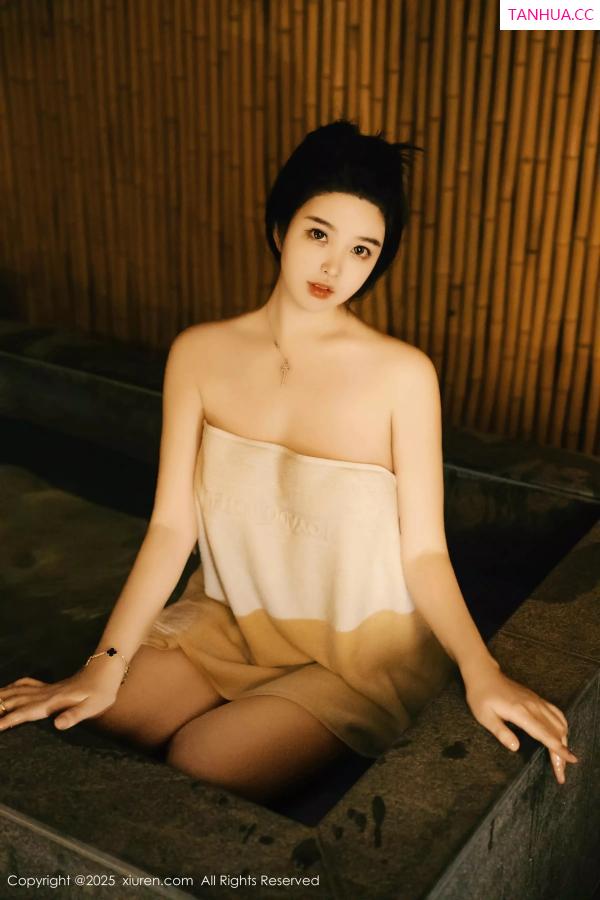   [XiuRen]高清写真图 2025.03.31 No.10091 林若凡F 白色浴巾第14张图片